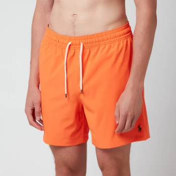 Polo Ralph Lauren Mens Traveller Swimming Trunks - Sailing Orange - XL