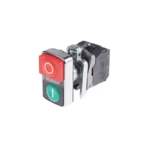 XB4BW73731M5, COM. Metal Double Headed Push Buttons