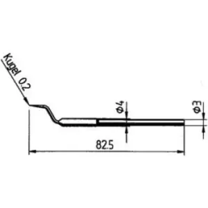 Ersa SD/SB Desoldering tip Tip size 0.2mm Content