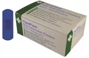 HypaPlast Blue Catering Plasters - Pack of 100 D7001 SAFETY FIRST AID