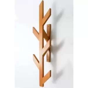 Murron Wall Hanger Coat Rack, Coat Holder, Coat Organiser, Wooden Coat Rack, Wooden Hat Hanger, Wooden Hat Organiser - Light - Decorotika