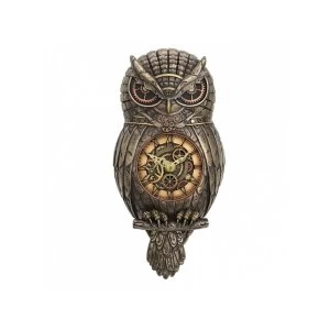 Chronology Wisdom Owl Steampunk Clock