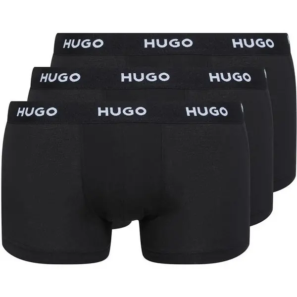 Hugo 3 Pack Boxer Shorts - Black XL