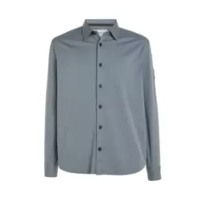 Calvin Klein Jeans Monologo Badge Relaxed Shirt - Grey