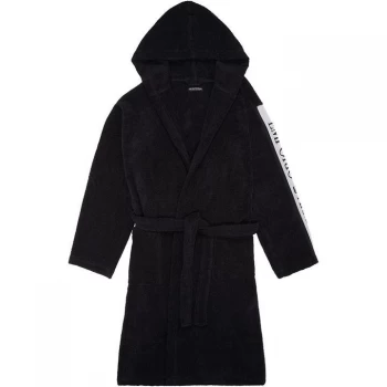 Emporio Armani Woven Bathrobe Navy Size M Men