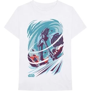 Star Wars - AT-AT Archetype Mens Medium T-Shirt - White