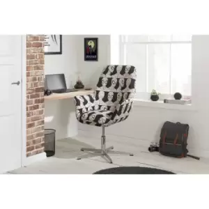 Birlea Spider-Man Egg Swivel Chair, black