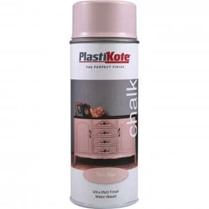 Plasti-Kote Chalk Finish Spray Pale Rose 400ml