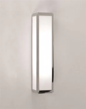 LED 1 Light Bathroom Wall Light Polished Chrome IP44