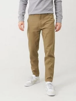 Selected Homme Max Twill Chinos - Beige, Size 34, Length Long, Men