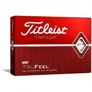 Titleist DT TruSoft 12 Pack Golf Balls - White