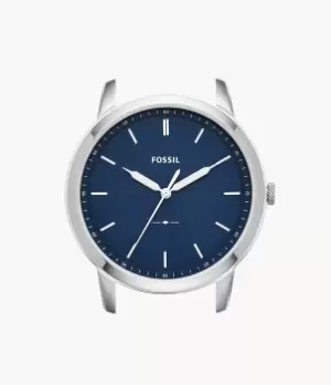 Fossil Men The Minimalist Slim Three-Hand Blue Watch Case