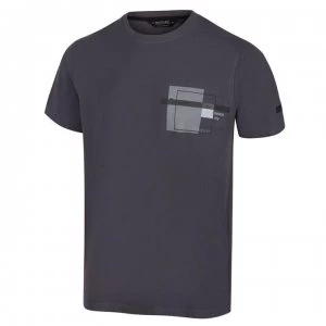 Regatta Cline IV Graphic Tshirt - Seal Grey