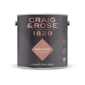 Craig & Rose Chalky Emulsion Venetian Red - 5L