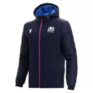 Macron Scotland Bomber Jacket Mens - Blue