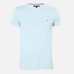 Tommy Hilfiger Mens Stretch Slim Fit T-Shirt - Chambrey Blue - L