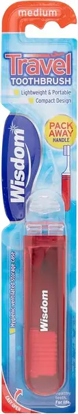 Wisdom Medium Travel Toothbrush