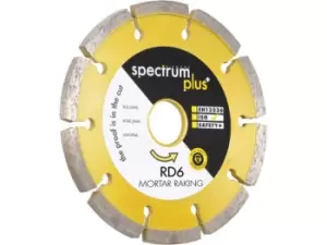 OX Tools RD6-125/22 OX Spectrum Premium Diamond Blade - Mortar Raking 125 x 22.22mm