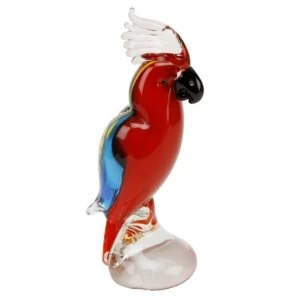 Objets d'Art Figurine - Red Parrot