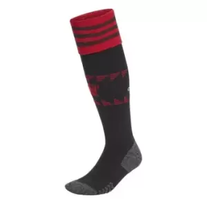 adidas Manchester United Home Socks 2022 2023 Adults - Black