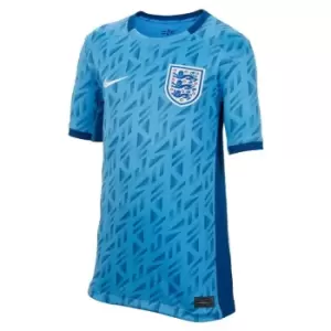 Nike England Away Shirt 2023 Juniors - Blue