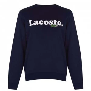 Lacoste Lacoste Script Crew Sweatshirt - Navy 166