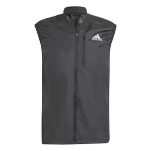 adidas Own the Run Mens Running Gilet - Black