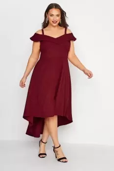 Bardot Dipped Hem Dress