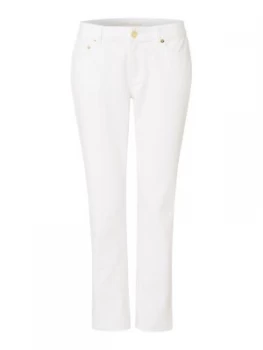 Michael Kors Released hem straight jeans White