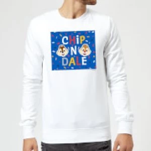 Disney Chip N' Dale Sweatshirt - White - XL