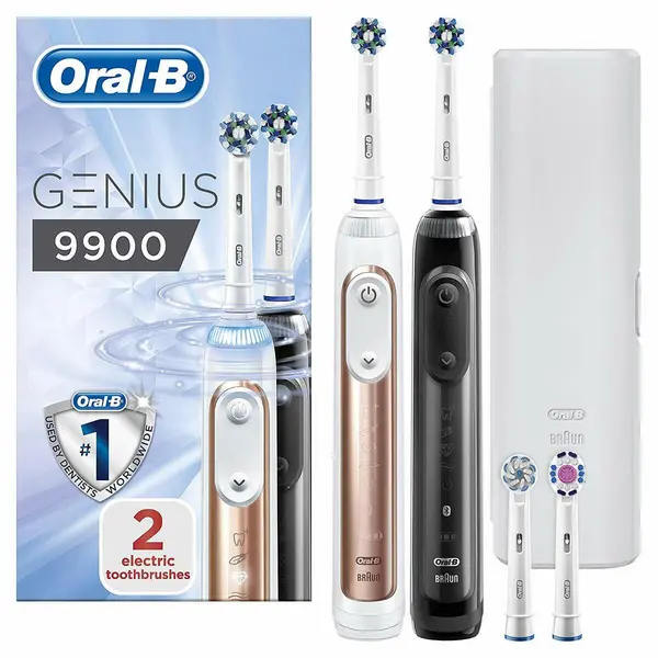 Oral B Genius 9900 Electric Toothbrush 2Pcs