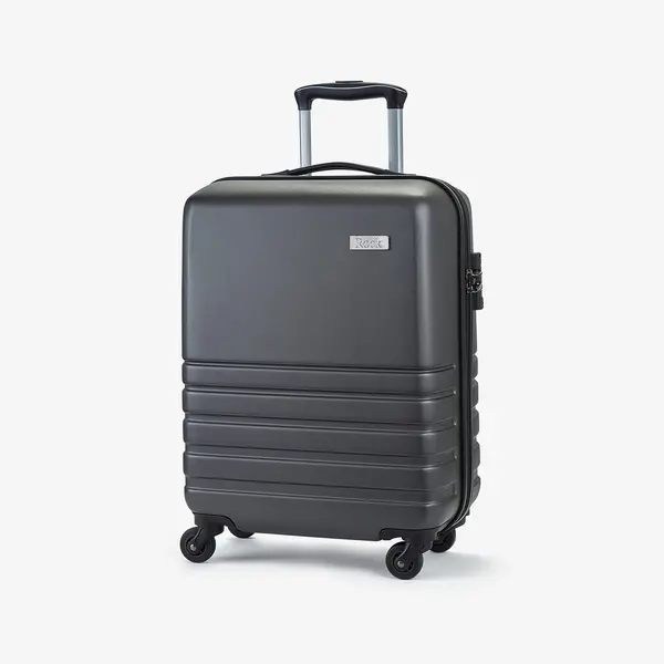 Rock Luggage Byron U9PQ9 Small Hardshell Charcoal Suitcase