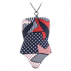 Tommy Bodywear Graphic Swimsuit - 678 AMERICN DRM