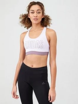 Adidas Don'T Rest Alphaskin Branded Bra - Purple