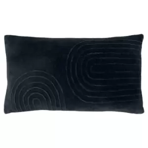 Mangata Soft Velvet Cushion Black