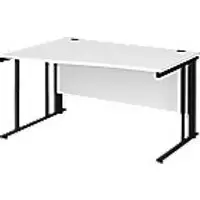 Dams International Wave Desk MCM14WLKWH 1,400 x 725 x 800 - 990 mm