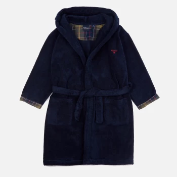 Barbour Boys' Lucas Dressing Gown - Navy - XL (12-13 Years)