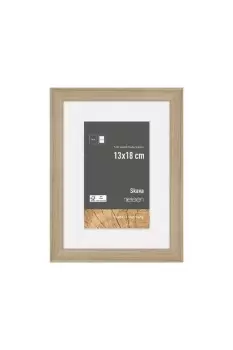 Skava 13 x 18cm Wooden Picture Frame With 9 x 13cm Mount & Glass Front