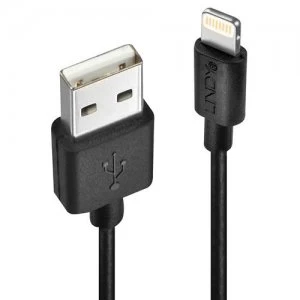 Lindy 31319 lightning cable 0.5 m Black