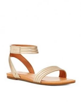 Ugg Ethena Flat Sandal - Gold