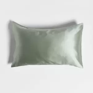 in home 100% Silk Pillowcase - Sage