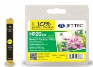 HP920XL CD974AE Yellow Remanufactured JetTec Ink Cartridge H920YXL