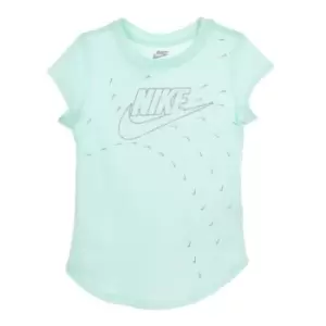 Nike Swooshfetti T Shirt Infant Girls - Blue