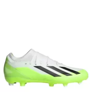 adidas X.3 CrazyFast Firm Ground Football Boots Adults - White