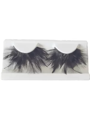 False Eyelashes Back Feather Plumes