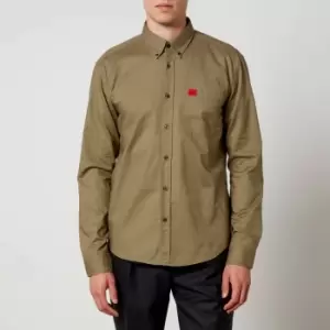 HUGO Evito Button-Down Cotton Shirt - L