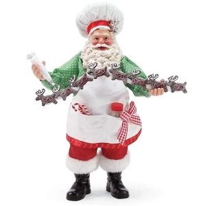 Santa's 8 Tiny Reindeer Cookies Figurine