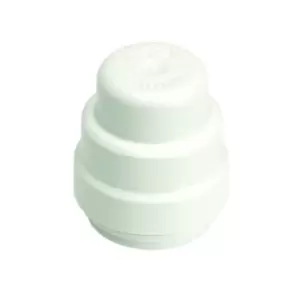 John Guest Speed Fit Stop End Push-Fit White 10mm Pse4610W