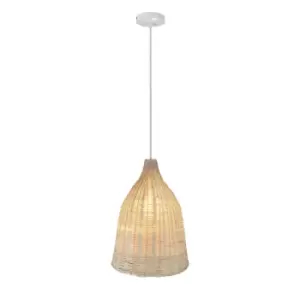 Luzon Pendant Light 1xE27 Rattan 25cm