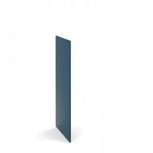 Flux single side finishing panel for 1300mm high locker - sea blue